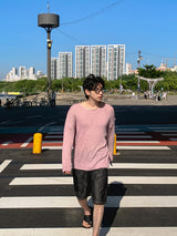 ASCLO Castle Boat Neck Summer Knit (4color)