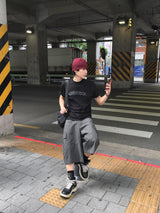 ストックセミクロップ ショートスリーブTシャツ4C