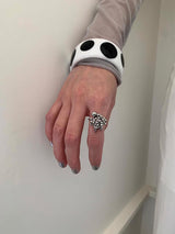 [Influencer] Silver grapes ring