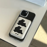 [MADE]ドローイングブラックラビット　マックゼフカードウォレット