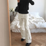 Pren Bijo Pocket Cargo Semi Bootcut Pants