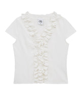 stフリルシャツ (white)