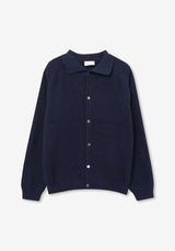DW Button Collar Cardigan
