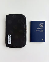 [RFID Block] Travel Wallet (Dot Black)⁠