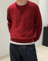 Crop round knit(5color)
