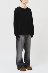 Croffle Cropped Knit (3color)