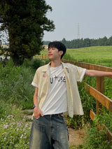 Sunkissed Stripe Patch Shirt