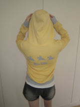 Bebon Horse Contrast Hooded Zip-Up