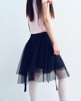 アンバランスバックルバックレスドレス_black