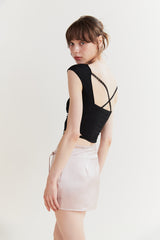 ジェイドバックレストップ black