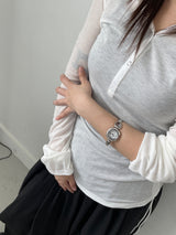 Faded Slim Bangle Watch