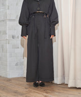 カットアウトワイドパンツ