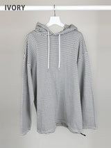 STRIPE STRING HOOD (2C)