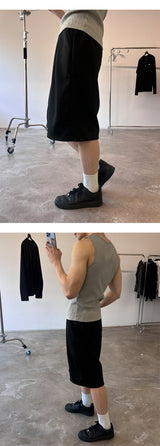 [Unisex] Bermuda sweat pants(2color)