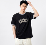 エッセンシャルスタンダード半袖リンガーTシャツ 3GEAR ブラック
