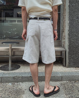 Duns One-Pleat Wide Bermuda Pants