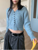 BOKASHI MIX KNITTING CARDIGAN