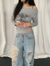 Lovty One-Shoulder T-Shirt