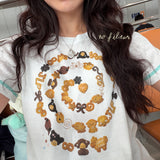 Cookie tshirt | short sleeves tshirt with real cookie print