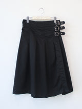 fancy buckle wrap skirt 