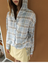 Ranel check hoodie (2color)