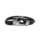 CHUBASCO LAYERED LEATHER HOOK BRACELET CLLH01