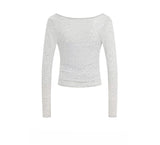 Yuna Dot Scarf Ruched T-shirt