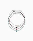ROSE BEADED NECKLACE (4COLORS!)