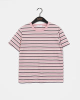 レヴァン ルーズフィット ストライプ ショートスリーブTシャツ