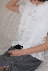 WAVE DRAPE SHIRT