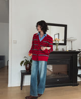 MIKEL CAT BRUSH DENIM PANTS