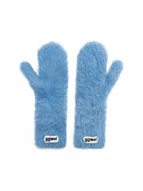 FLUFFY ANGORA GLOVES