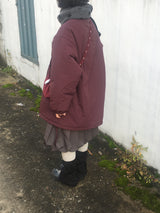 Urban volume round padded jacket