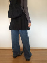 Shirring V-neck cardigan (4 colors)