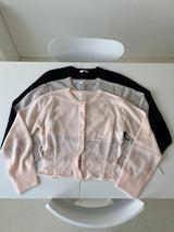 Mohair Backless Cardigan (3 colors)