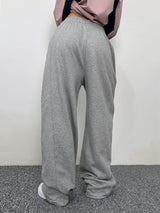 (UNISEX) ダブルラインストリング ワイド ルーズフィット フリース トレーニングパンツ - 6 COLOR