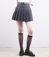 Elysium Belt Pleated Skirt