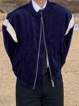 Velvet Varsity Jacket