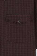 Beam Western Check Cropped Shirt