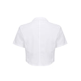 Razor Blade Half Shirt - WHITE M