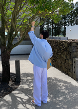 Deade 534 Off-White Linen Wide Denim