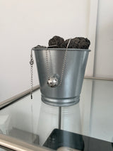 Star Stamping Ball Long Necklace