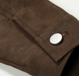 Leon Fur Collar Leather Jacket