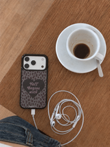 Fall Begins Leopard Glass Bumper Case