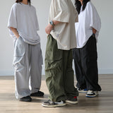  THIN WIDE CARGO PANTS 