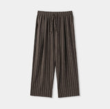 Bonnell Crinkle Stripe Wide Pants