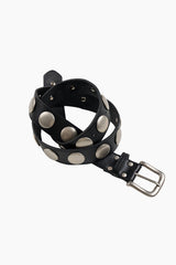 Big round studded belt