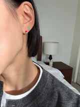 [925silver] タイニーマッシュルームピアス
