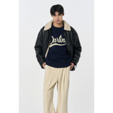 UNISEX DARLING 刺繍入りスウェットトレーナー [NAVY]