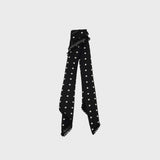 Dot Lace Scarf (black)